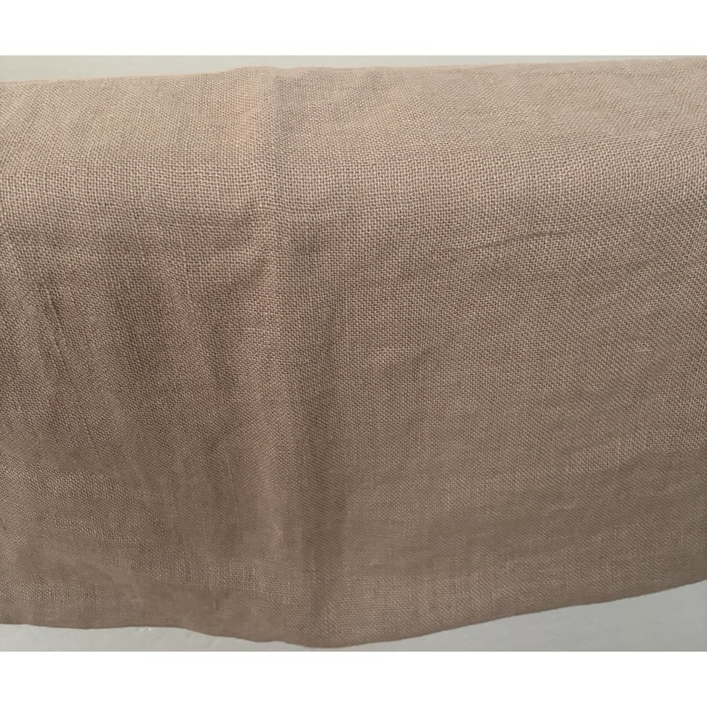 Donna Karan EURO Pillow Sham tan LINEN new 26x26